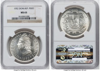 Republic Peso 1952 MS65 NGC, KM22. HID09801242017 © 2024 Heritage Auctions | All Rights Reserved
