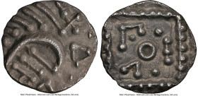 Early Anglo-Saxon. Continental Sceat ND (695-740) AU53 NGC, S-790A. 0.98gm. Evenly colored surfaces with no major detracting marks allow the viewer's ...