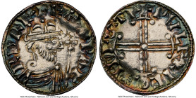 Kings of All England. Edward the Confessor (1042-1066) Penny ND (1059-1062) UNC Details (Cleaned) NGC, Hastings mint, Wulfric as moneyer, S-1182. 1.27...