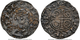 William I, the Conqueror (1066-1087) Penny ND (1066-1087) AU55 NGC, Winchester mint, Godwine as moneyer, S-1257. 1.37gm. PAXS type. HID09801242017 © 2...