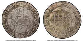 Charles I (1625-1649) Crown ND (1625) VF35 PCGS, Tower mint (under Charles I), Lis mm, KM125, S-2753. A handsome example, the reverse shield remarkabl...