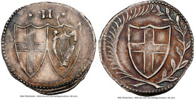 Commonwealth 2 Pence (1/2 Groat) ND (1649-1660) AU58 NGC, Tower mint, KM388, S-3221, ESC-224 (prev. ESC-2160). 1.01gm. HID09801242017 © 2024 Heritage ...