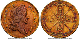 Charles II gold Guinea 1669 XF Details (Cleaned) NGC, KM424.1, S-3342A. An infrequently available emission, presented here admitting moderate wear to ...