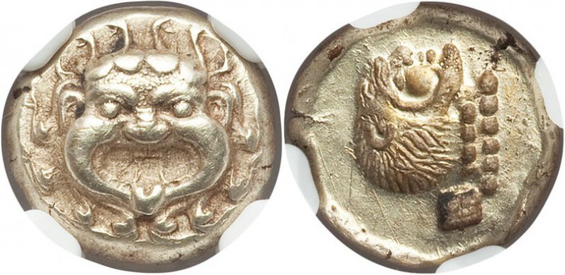 LESBOS. Mytilene. Ca. 521-478 BC. EL sixth stater or hecte (10mm, 2.57 gm, 2h). ...