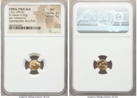 IONIA. Phocaea. Ca. 521-478 BC. EL sixth stater or hecte (10mm, 2.55 gm). NGC AU 4/5 - 5/5.  Head of Athena left, of archaic style, wearing Corinthian...