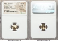 IONIA. Phocaea. Ca. 477-388 BC. EL sixth stater or hecte (11mm, 2.56 gm). NGC Choice VF 5/5 - 3/5, edge filing. Lion's head left; below, small seal le...