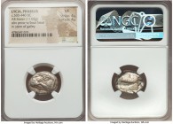 LYCIA. Phaselis. Ca. 500-440 BC. AR stater (21mm, 11.02 g, 12h). NGC VF 4/5 - 4/5. Prow of galley left in the form of a forepart of a boar / ΦΑΣ, Ster...