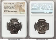 SELEUKID KINGDOM. Antiochus III the Great (222-187 BC). AR tetradrachm (28mm, 16.90 gm, 12h). NGC Choice Fine 5/5 - 4/5. Antioch, 197-187 BC. Diademed...