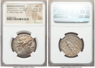 SELEUCID KINGDOM. Antiochus IX Eusebes Philopator (Cyzicenus) (114-95 BC). AR tetradrachm (29mm, 16.62 gm, 10h). NGC AU 5/5 - 5/5. Antioch on the Oron...