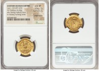 Leo I the Great, Eastern Roman Empire (AD 457-474). AV solidus (21mm, 4.43 gm, 6h). NGC Choice VF 5/5 - 3/5, edge marks. Constantinople, 5th officina,...