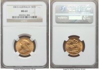 Victoria gold Sovereign 1901-S MS63 NGC, Sydney mint, KM13.

HID99912102018