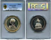 Franz Joseph I silver Specimen "Archduke Karl Memorial" Medal 1860 SP63 PCGS, by. C. Radnitzky, Horsky-3578, Hauser-2220, Montenuovo-2690 (AE). Issued...