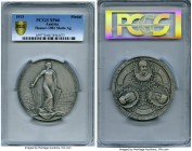 Franz Joseph I silver Matte Specimen "Liberation Struggle" Centenary Medal 1913 SP66 PCGS, by J. Tautenhayn, Hauser-1982, 65mm. Issued for the  centel...