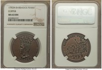 British Colony copper Penny 1792 MS63 Brown NGC, KM-Tn10.

HID99912102018
