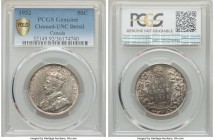 George V 50 Cents 1932 UNC Details (Cleaned) PCGS, Royal Canadian mint, KM25a.

HID99912102018