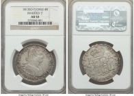 Ferdinand VII 4 Reales 1813 So-FJ AU53 NGC, Santiago mint, KM67. Attractively toned, with light handling commensurate with the grade.

HID99912102018