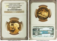 Republic gold Proof "National Coinage Anniversary" 100 Pesos 1968-So PR67 Ultra Cameo NGC, Santiago mint, KM185. AGW 0.5885 oz.

HID99912102018