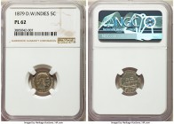 Danish Colony. Christian IX Prooflike 5 Cents 1879-(h) PL62 NGC, Copenhagen mint, KM69. Among only 2 prooflike specimens in total certified by NGC, wi...