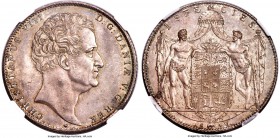 Christian VIII Speciedaler 1840 MS63 NGC KM720.1. Heart mintmark below head. Attractively toned, and not often found in such a high state of preservat...