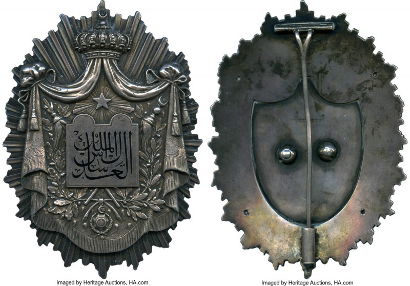 Abbas Hilmi Pacha (1874-1944, Khedive 1892-1914) Magistrate Badge ND (c.1892) AU...