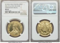 Haile Selassie I gold Coronation Medal EE 1923 (1930) MS62 NGC, Addis Ababa mint, 30mm, Gill-S12a. By Andre Lavrillier. A simply phenomenal and suprem...
