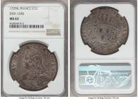 Louis XV Ecu 1729-& MS63 NGC, Aix mint, KM486.27, Dav-1330. The perfect storm steel, graphite, and gold tones, the whole coming together so expertly a...