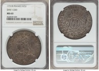 Louis XV Ecu 1731-R MS63 NGC, Orleans mint, KM486.18, Dav-1330. Strikingly clean in the fields without a trace of adjustment marks, the flan a delight...