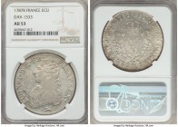 Louis XVI Ecu 1787-R AU53 NGC, Orleans mint, KM564.14, Dav-1333. A very scarce mint-date combination, some minor handling and traces of die rust aroun...