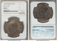 Louis XVI Ecu L'An 5 (1793)-R AU55 NGC, Orleans mint, KM615.12, Dav-1335. The last issue of the post-revolutionary Constitutional Monarchy, struck fro...