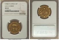 French Colony aluminum-bronze Pattern 40 Francs ND (1958) MS65 NGC, Paris mint, Lec-21. Mintage: 33. By Corbin. A singular design amongst the 6 issues...