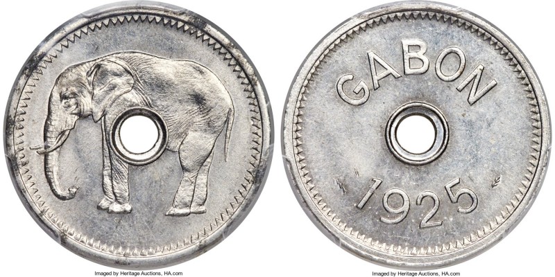 French Equatorial African Territory "Elephant" Non-denominated Token (Franc) 192...