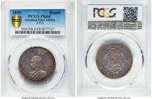 German Colony. Wilhelm II Proof Rupie 1890 PR64 PCGS, KM2, Jaeger-713. With so few proofs of this colonial emission appearing on the market, this tang...