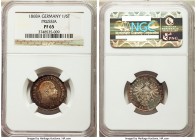 Prussia. Wilhelm I Proof 1/6 Taler 1868-A PR65 NGC, KM495. Most uncommon as a proof striking and further alluring in this engaging aesthetic. With bri...