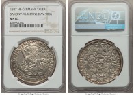 Saxony. Christian II Taler 1587-HB MS62 NGC, Dresden mint, Dav-9806. A frosty white specimen seemingly choice for the assigned grade.

HID99912102018