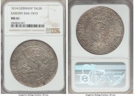 Saxony. Johann Georg I & August Taler 1614 MS61 NGC, Dresden mint, KM44, Dav-7573. Without a doubt the nicest example of the type that we have handled...