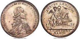 Wurzburg. Franz Ludwig Taler 1791-MP MS62 NGC, KM426, Dav-2907. Ranked 4 grade points above the next finest at NGC, and one of only a handful of these...