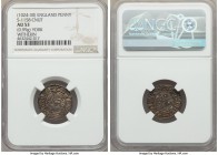 Kings of All England. Cnut (1016-1035) Penny ND (1024-1030) AU53 NGC, York mint, Witherin as moneyer, Pointed Helmet type, 0.99gm, S-1158, N-787. +CNV...