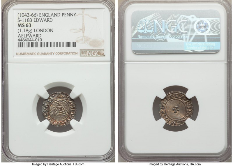 Kings of All England. Edward the Confessor (1042-1066) Penny ND (1062-1065) MS63...