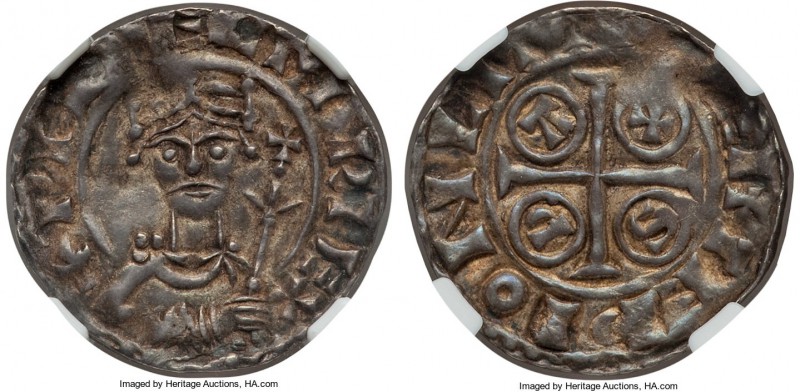 William I the Conqueror (1066-1087) Penny ND (c. 1083-1086) AU55 NGC, London min...