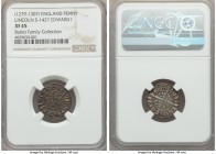 Edward I (1279-1307) Penny ND (1280-1281) XF45 NGC, Lincoln mint, Class 3c, S-1427, N-1018. An extremely well-struck and presentable example of the ty...