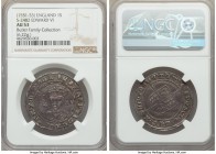 Edward VI (1547-1553) Shilling ND (1551-1553) AU53 NGC, Tower mint, S-2482. Well-struck for the type, with glistening fields and surfaces which displa...