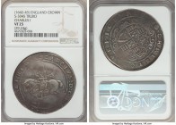 Charles I (1625-1649) Crown ND (1642-1643) VF25 NGC, Truro mint, Rose mm, 29.24gm, KM333, S-3045. A comparatively superb and somewhat scarce Civil War...