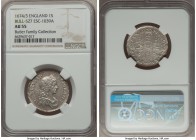 Charles II Shilling 1674/3 AU55 NGC, KM427.1, ESC-527 (R2; prev. 1039A). A veritably rare overdate for the issue and a noteworthy lofty grade for Char...