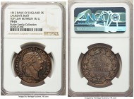 George III Proof Bank 3 Shilling Token 1812 PR65 NGC, KM-Tn5. Laureate bust, with top lead between the I of DEI and G or GRATIA. An all-in-all chart-t...