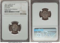 George IV 6 Pence 1821 UNC Details (Cleaned) NGC, KM678. An incredible striking that accentuates even detail of the "sailor king's" bust, beautifully ...