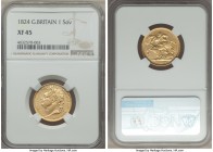 George IV gold Sovereign 1824 XF45 NGC, KM682.

HID99912102018