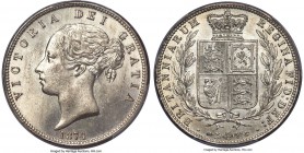 Victoria 1/2 Crown 1874 MS64 PCGS, KM756, S-3889. A frosty delight with few discernable flaws and not an ounce of tone to the natural silver of the fl...