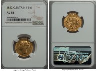 Victoria gold Sovereign 1842 AU55 NGC, KM736.1, S-3852.

HID99912102018