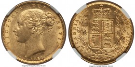 Victoria gold Sovereign 1850 MS60 NGC, KM736.1, S-3852C. A lustrous lemon-gold specimen of this scarcer Sovereign date.

HID99912102018