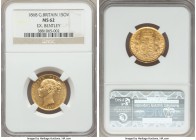 Victoria gold Sovereign 1868 MS62 NGC, KM736.2, S-3853. Ex. Bentley Collection

HID99912102018